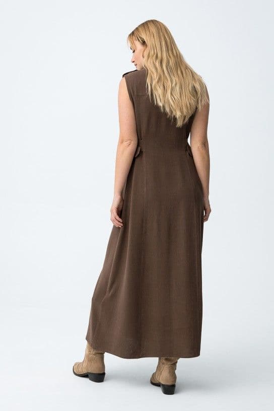 Tiffosi Favo Dress | Chocolate 10065062