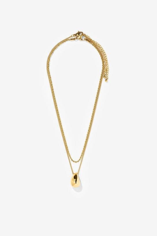 Tiffosi  Hematite Necklace | Gold 10063917