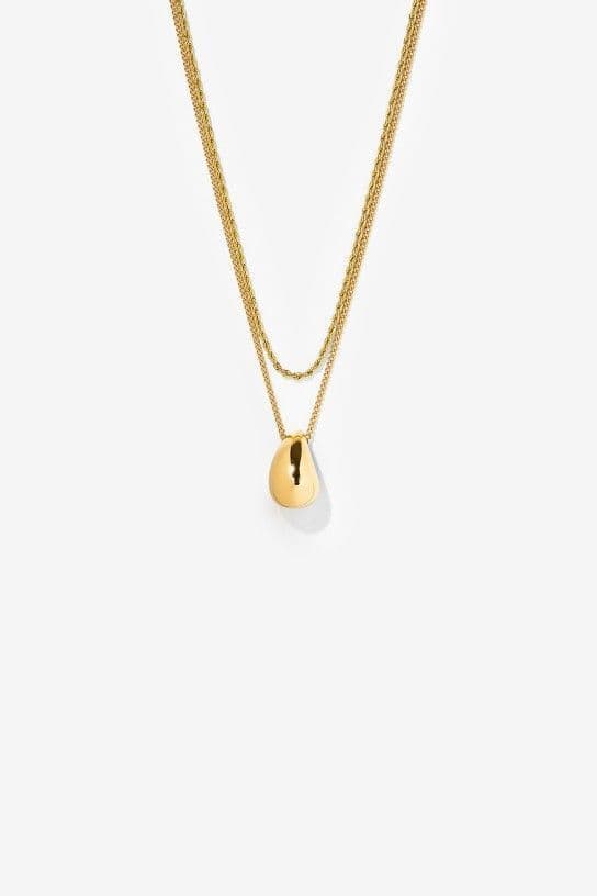Tiffosi  Hematite Necklace | Gold 10063917