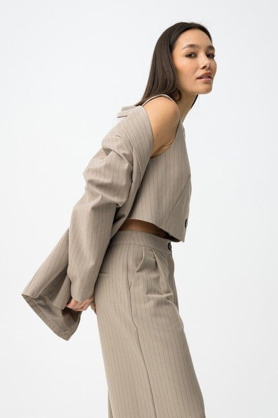 Tiffosi  Klein Blazer | Mushroom 10064891