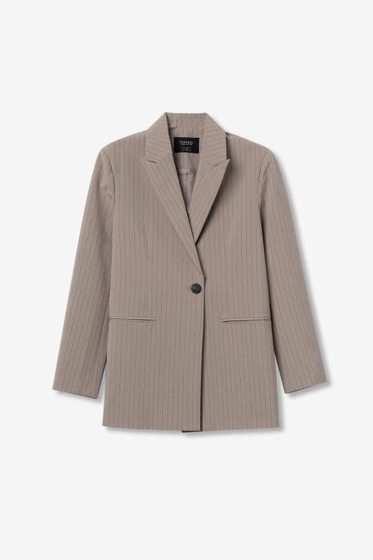 Tiffosi  Klein Blazer | Mushroom 10064891