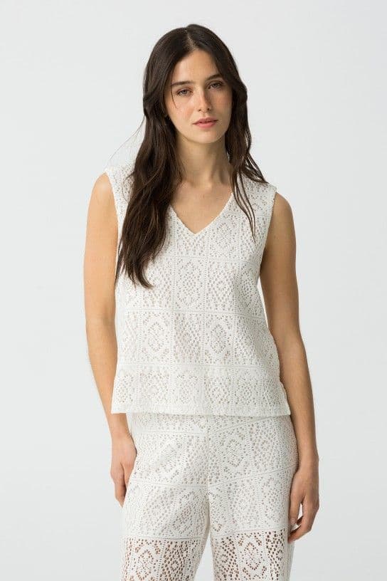 Tiffosi Pearl Trousers | White 10059936