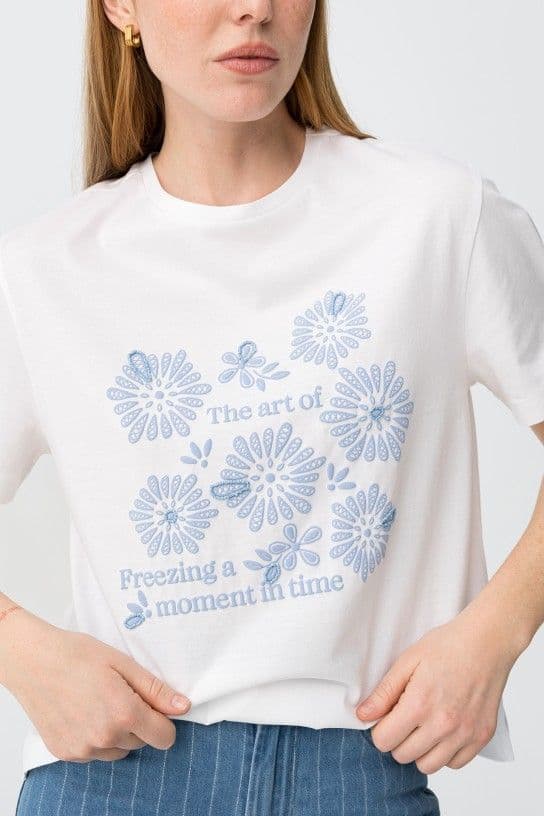 Tiffosi Peyton S/S T-Shirt  | White 10065816