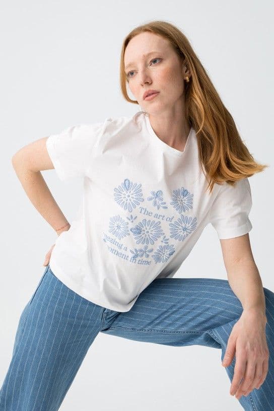 Tiffosi Peyton S/S T-Shirt  | White 10065816
