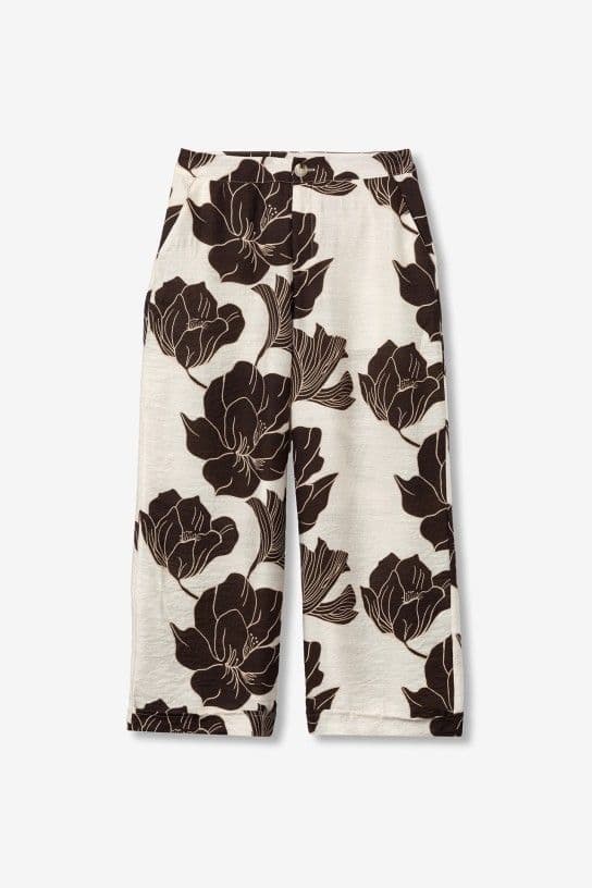 Tiffosi Posey Trousers | Brown Flower10064609
