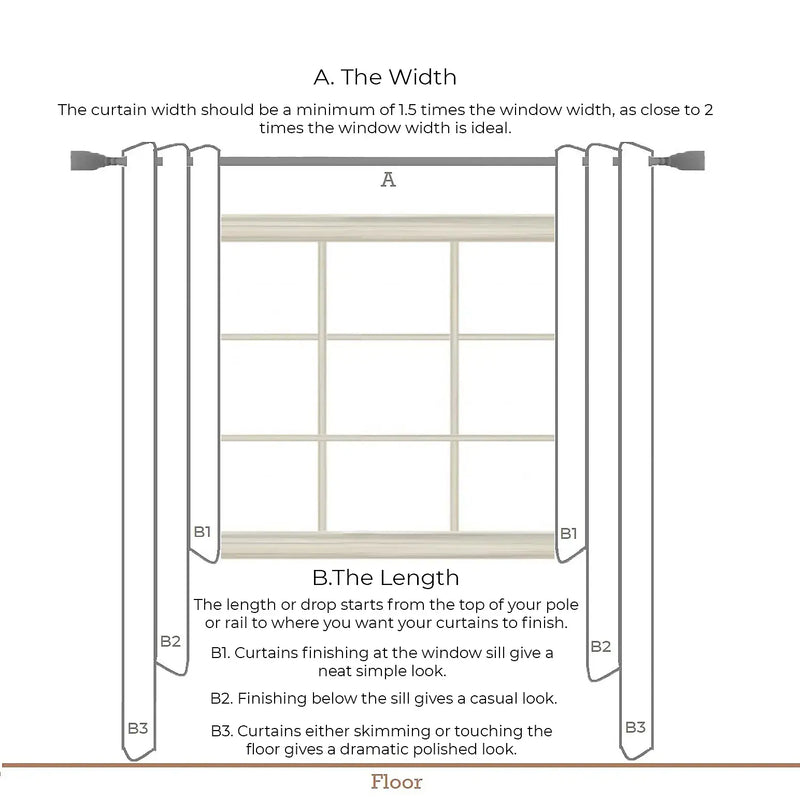 Tom Davaney Rossi Blackout Curtains   | Natural