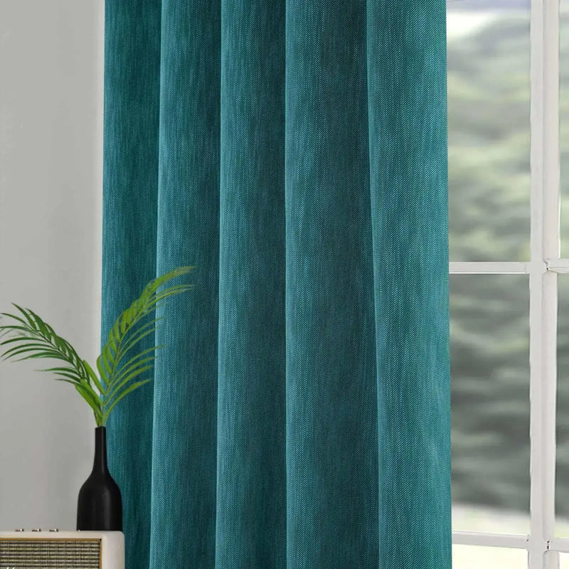 Tom Davaney Rossi Blackout Curtains   | Teal