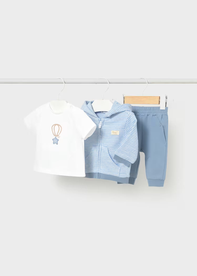 Mayoral Baby's 3 Pieces Tracksuit | Blue 1892/SS26