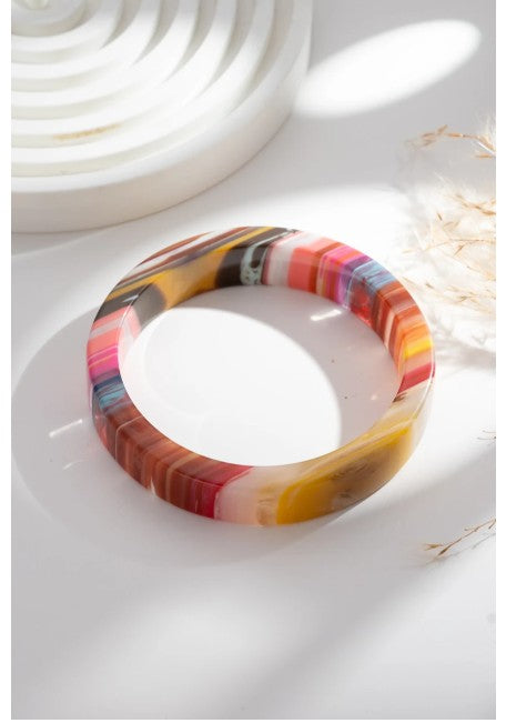 COSMOS Marbled Resin Bangle | Multi AR52002-450