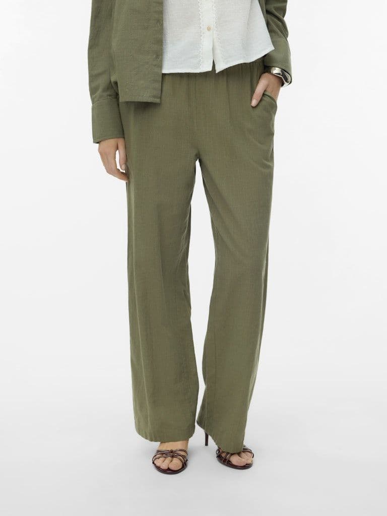 Vero Caia MW Wide Pant  | Lichen