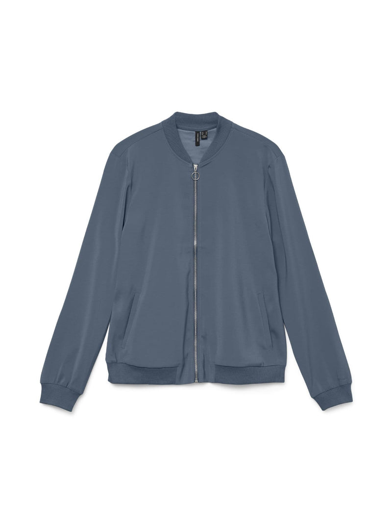 Vero Moda Coco L/S Bomber| China Blue