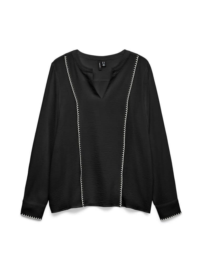 Vero Moda Conna L/S Blouse | Black