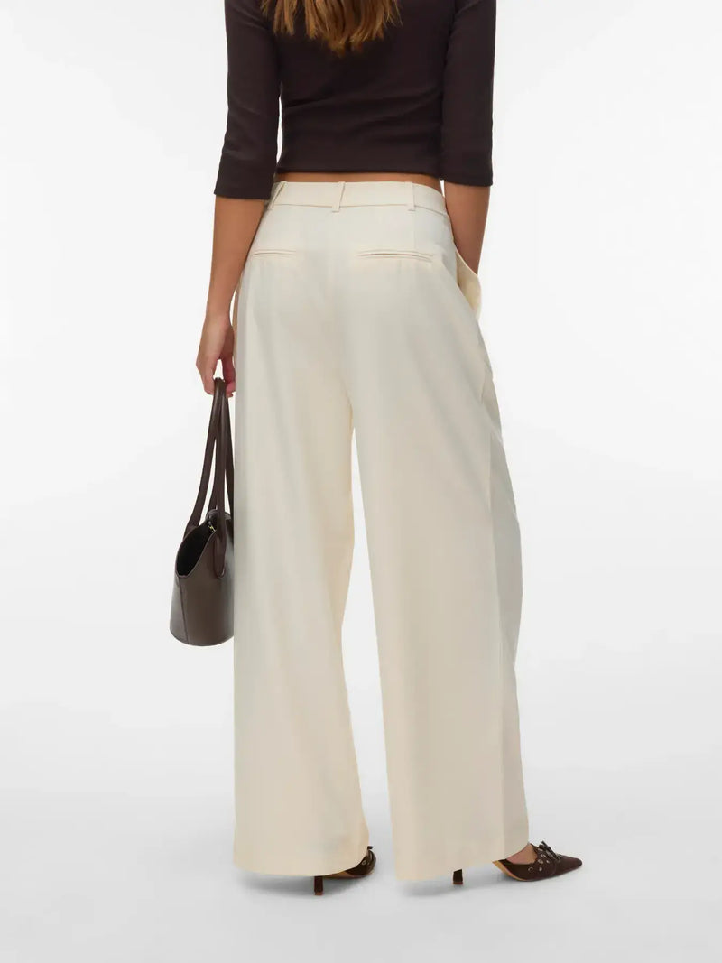 Vero Moda Drea MW Wide Pant | Birch