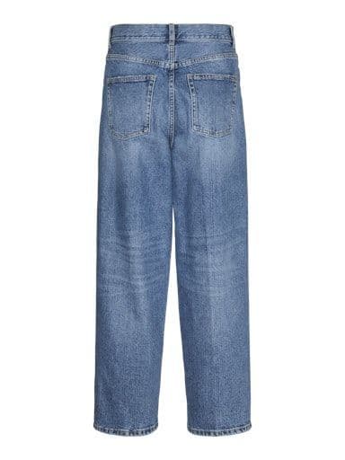 Vero Moda Etna HR Barrel Denim Jeans | Med Blue
