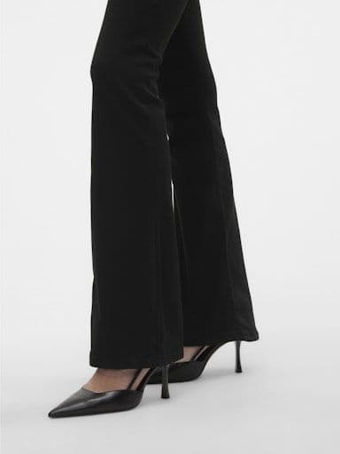 Vero Moda  Flash Mr Flared Jeans | Black