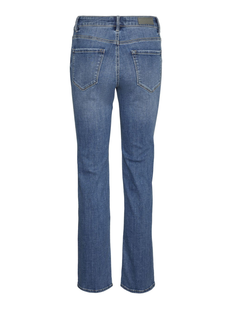 Vero Moda Flash Mr Straight Jeans | Med Blue