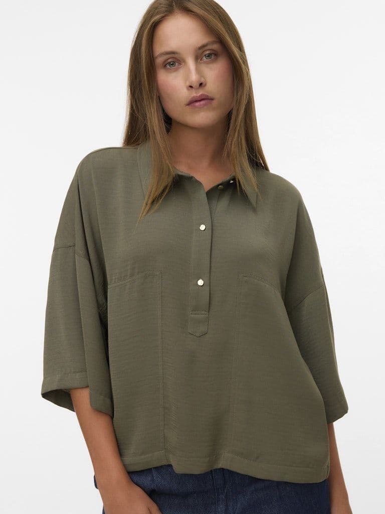 Vero Moda Icelyn 3/4 Shirt  | Kalamata