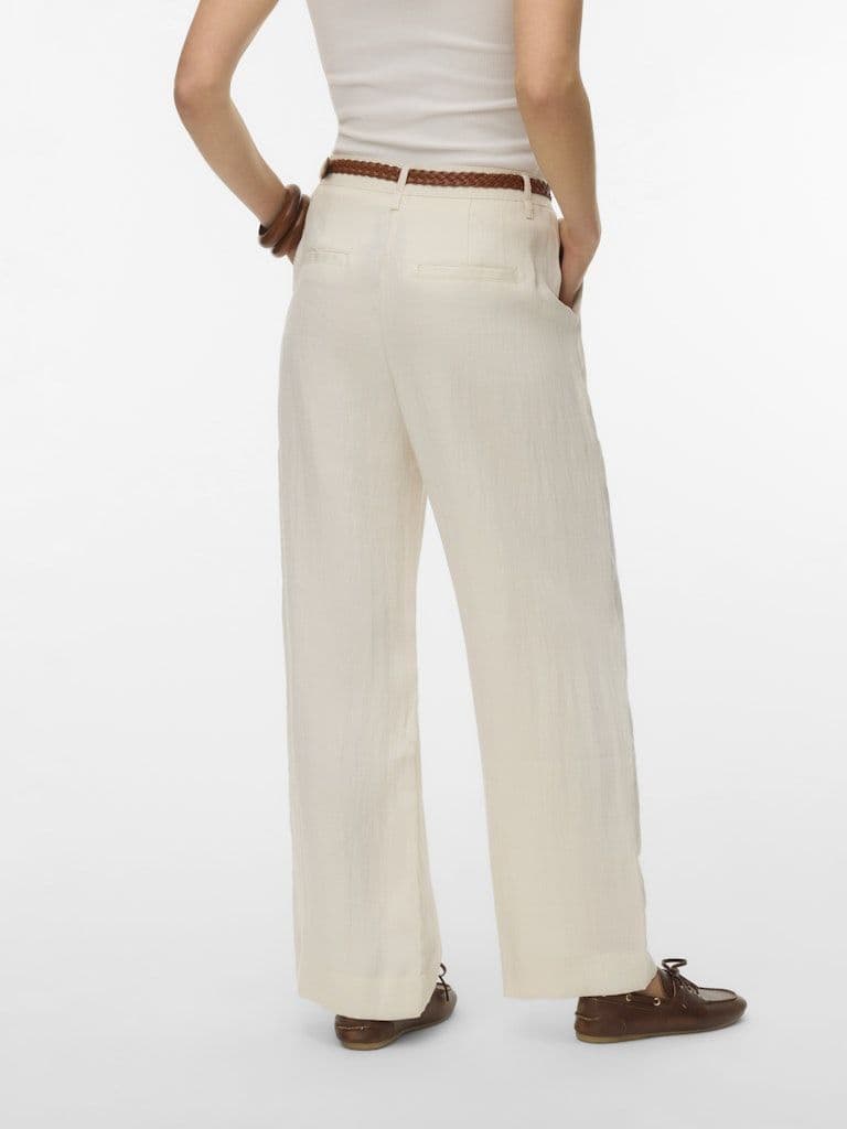 Vero Moda  Jaden MW Pants | Cloud Dancer