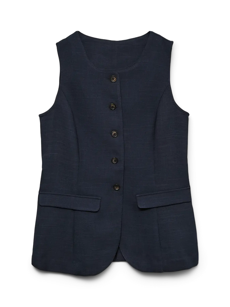 Vero Moda Jaliah Vest | Navy