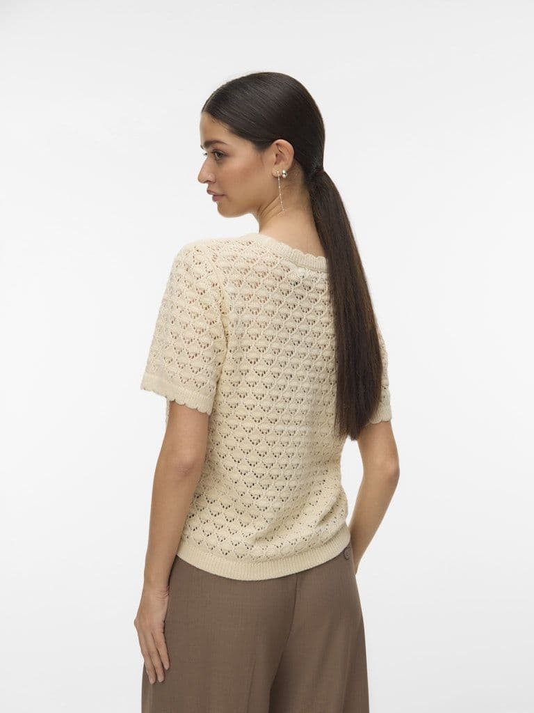 Vero Moda Jaqueline SS O-Neck Top | Birch