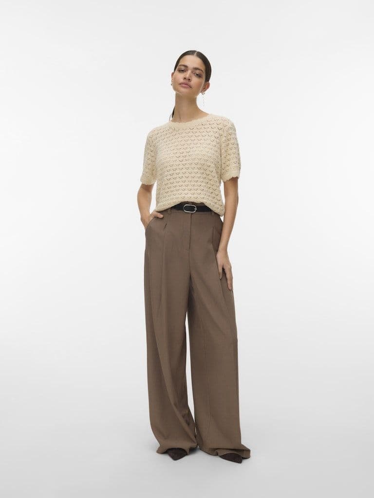 Vero Moda Jaqueline SS O-Neck Top | Birch