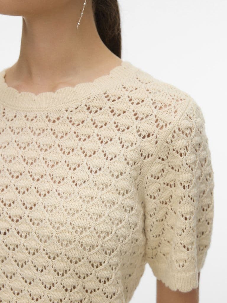 Vero Moda Jaqueline SS O-Neck Top | Birch