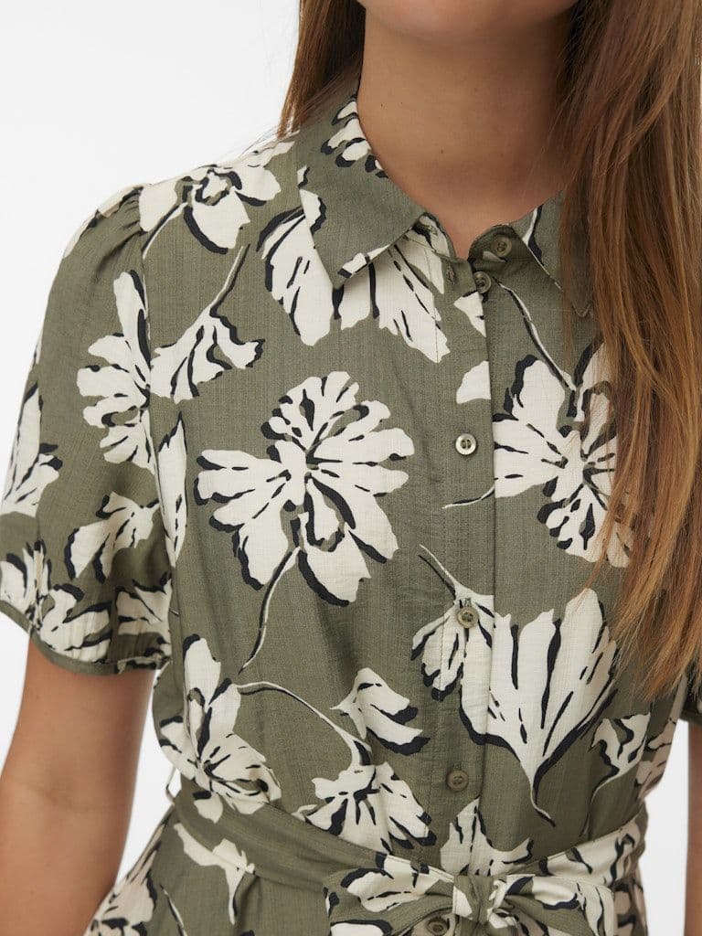 Vero Moda  Jennifer S/S Short Shirt Dress | Kalamata
