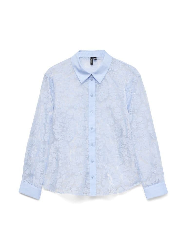Vero Moda Kova LS Shirt  | Blue