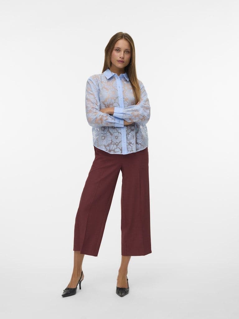 Vero Moda Kova LS Shirt  | Blue
