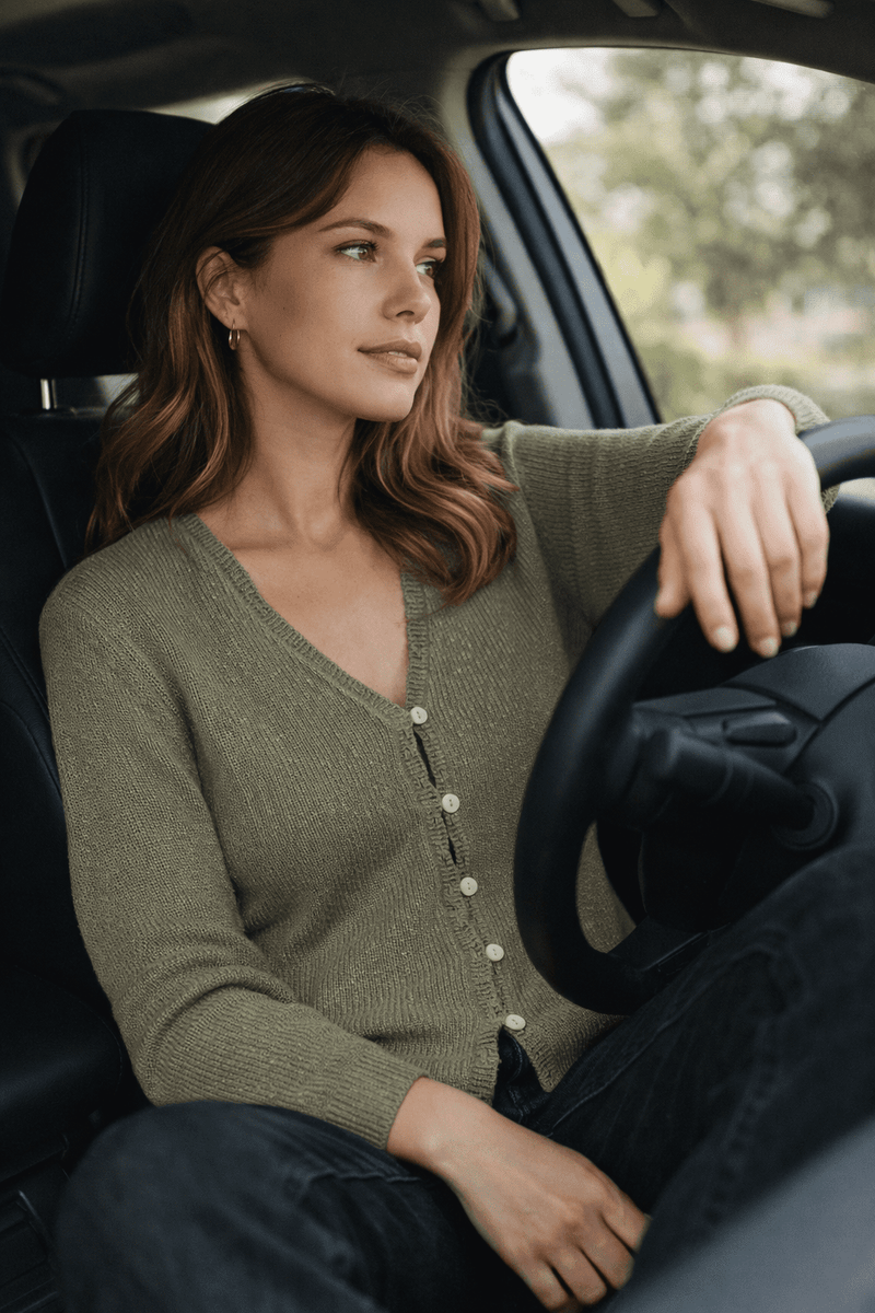 Vero Moda Lexie Shine LS V-Neck Cardigan | Kalamata