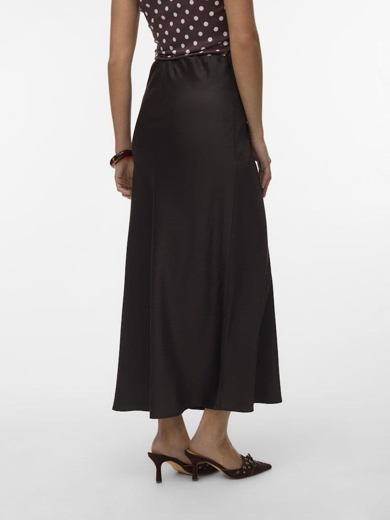 Vero Moda Merle Ankle Skirt | Chocolate