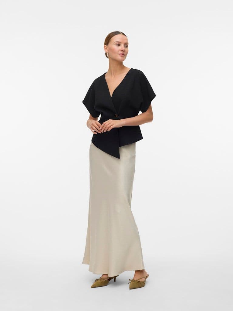Vero Moda Merle Ankle Skirt | Pumice Stone
