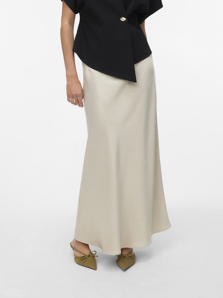 Vero Moda Merle Ankle Skirt | Pumice Stone