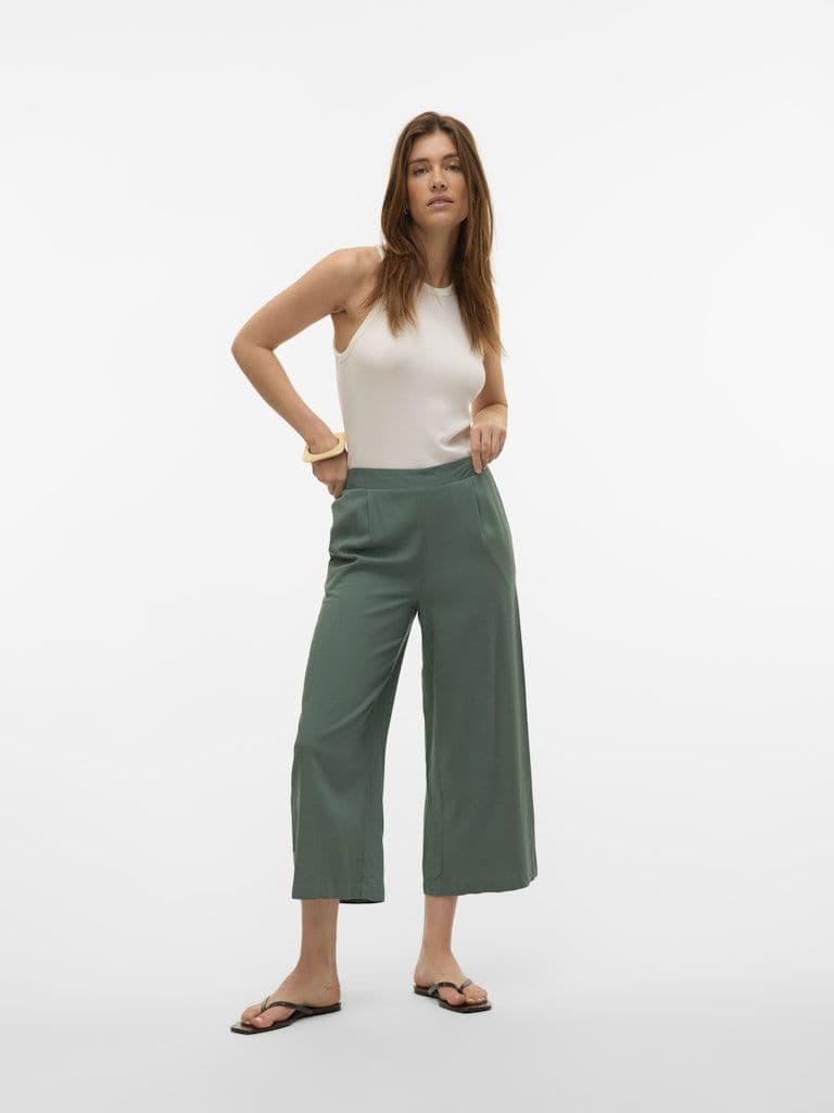 Vero Moda Mymilo H/W Culotte Pant  | Laurel