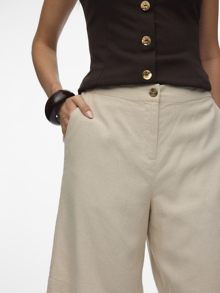 Vero Moda  Mymilo NW Bermuda Shorts |  Silver