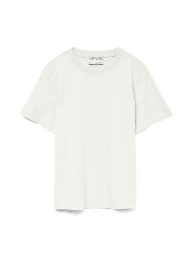 Vero Moda Naima SS O-Neck T-Shirt  | Snow White