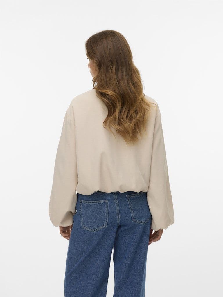 Vero Moda Nova Short Jacket | Oatmeal