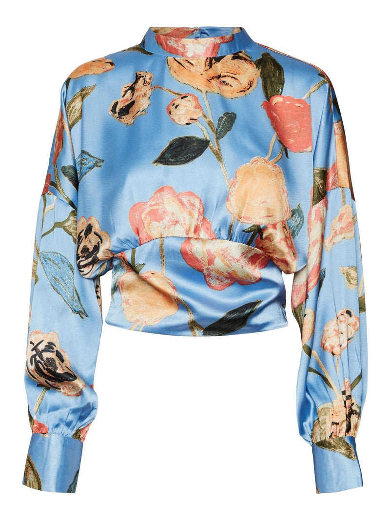 Vero Moda Renee Noa LS Short Top  Floral Print