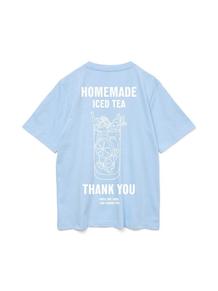 Vero Moda Sanne Demi SS Top  | Light Blue