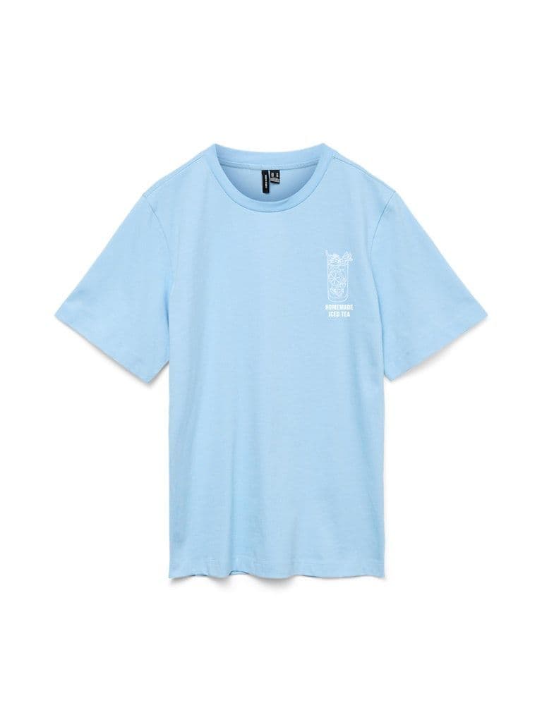 Vero Moda Sanne Demi SS Top  | Light Blue