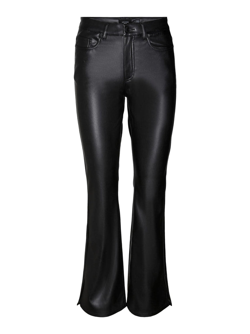 Vero Moda Selma HR Flared PL Pants  | Black