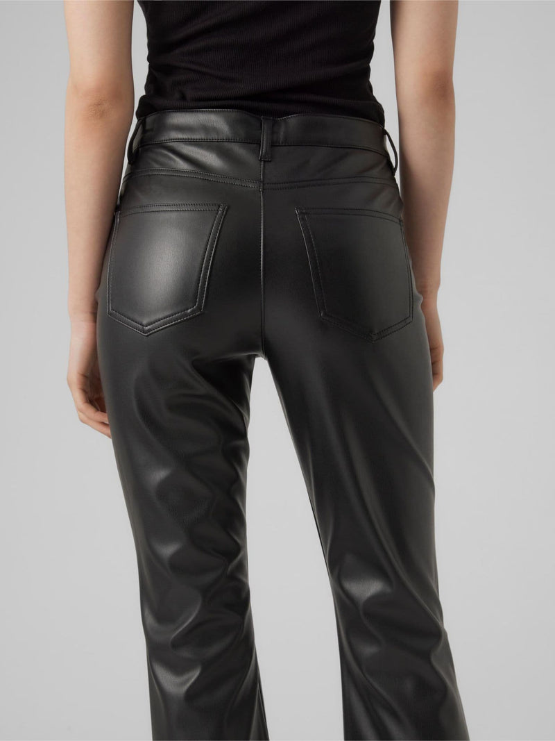 Vero Moda Selma HR Flared PL Pants  | Black