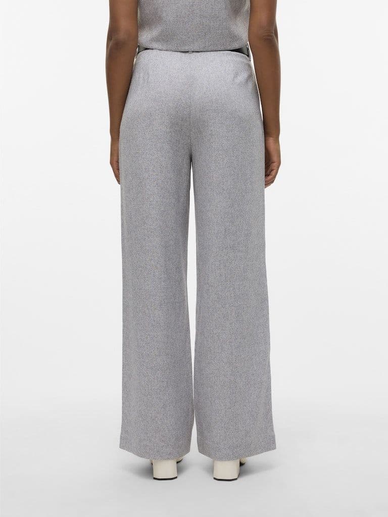 Vero Moda  Tammi MW Wide Tweed Pants | Snow White