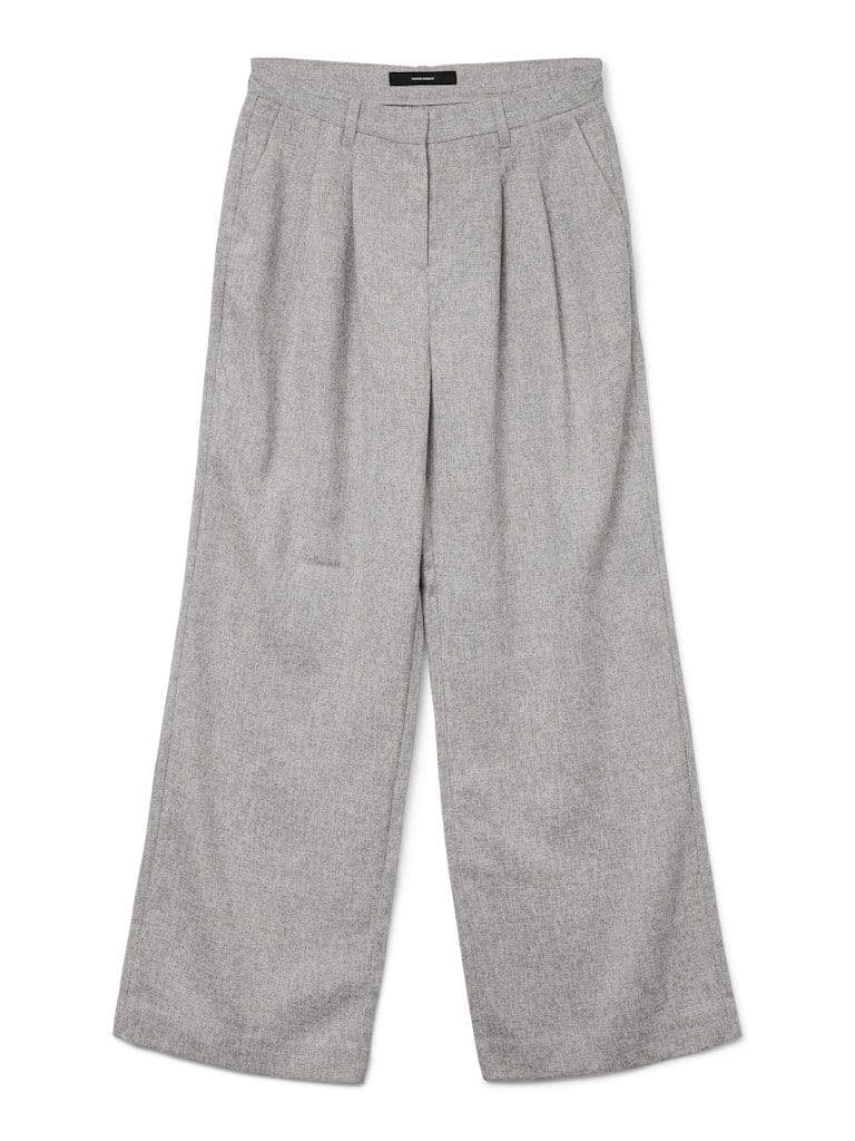 Vero Moda  Tammi MW Wide Tweed Pants | Snow White