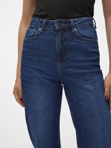 Vero Moda Tessa HR Wide Jeans | Dark Blue