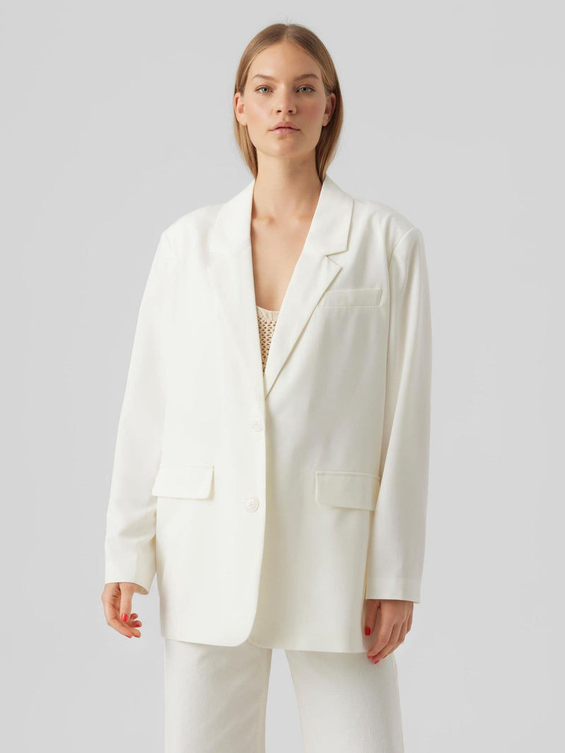 Vero Moda Tikkizelda LS Oversize Blazer| Snow White