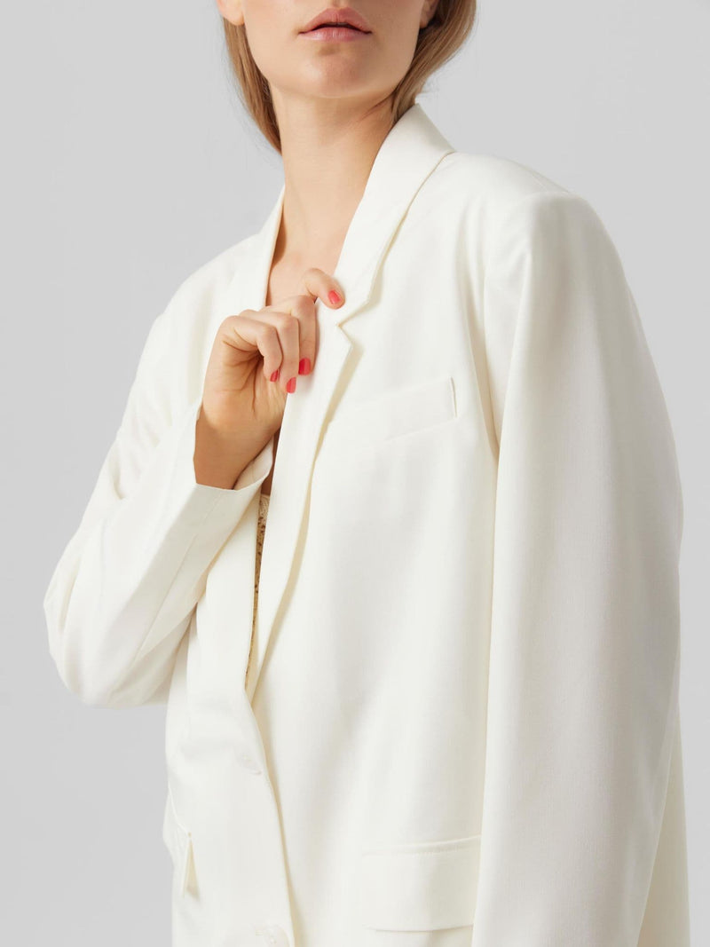 Vero Moda Tikkizelda LS Oversize Blazer| Snow White