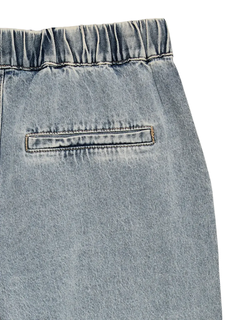 Vero Moda Valeria Mr Wide Pull Up Jeans | Light Blue