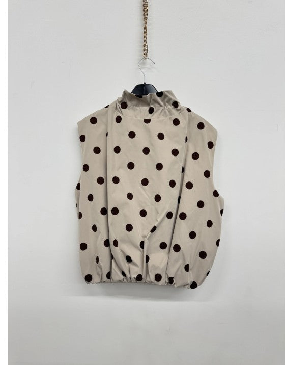 MAY MODA Alex Sleeveless vest | Ecru