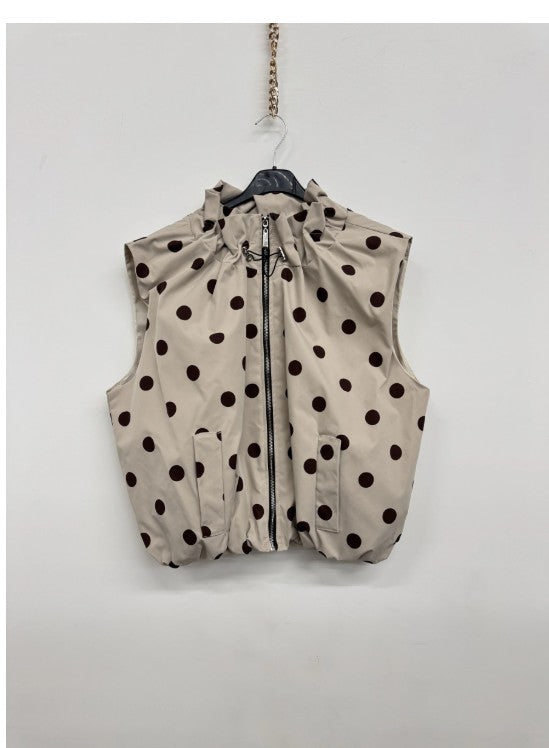 MAY MODA Alex Sleeveless vest | Ecru
